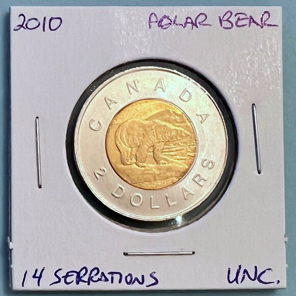 Canada 2010 Exclusive Set of 4 x $2 Toonie Coins! - Picture 3 of 16